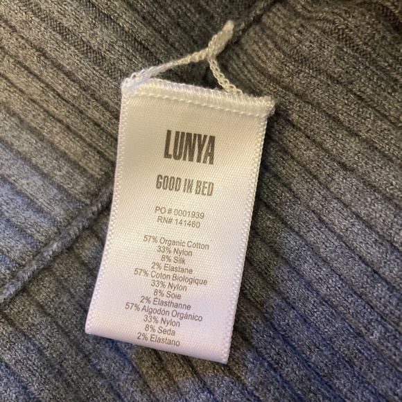 Lunya Women’s Cottonsilk Ribbed Legging Restful Gray Heather Size M EUC - Picture 11 of 14